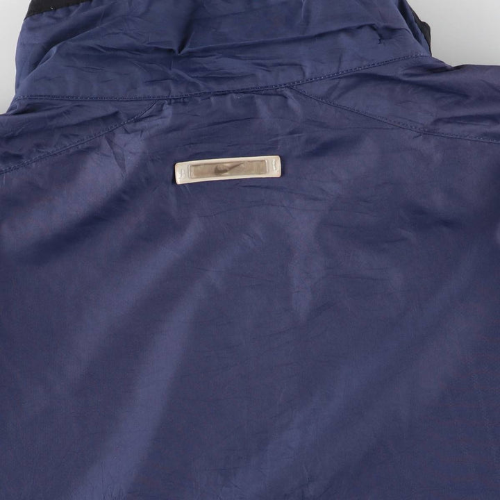 90'S Nike Windbreaker Men's Size L Vintage polyester navy blue type Vintage Second Hand