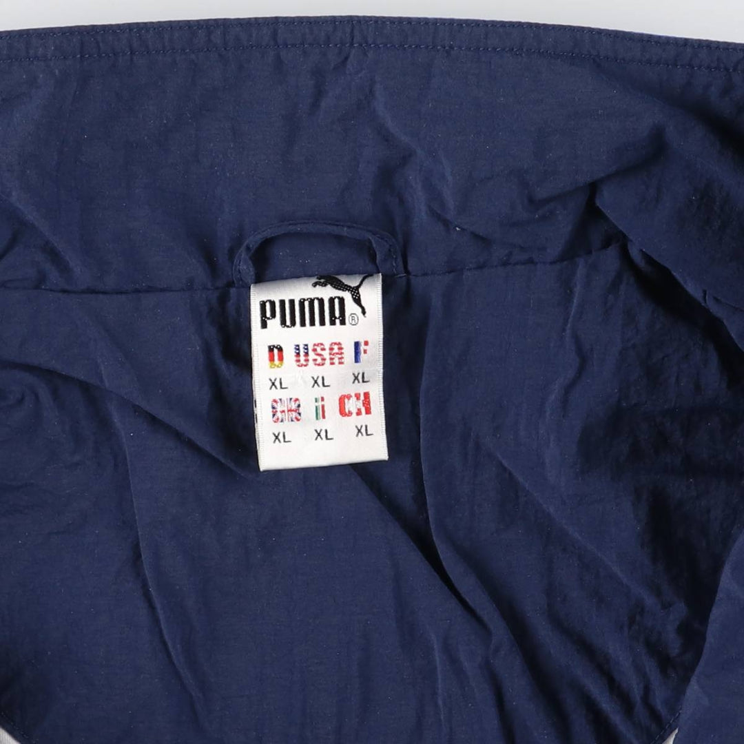 90'S Puma Men's XL Vintage Jacket unclear navy blue type Vintage Second Hand