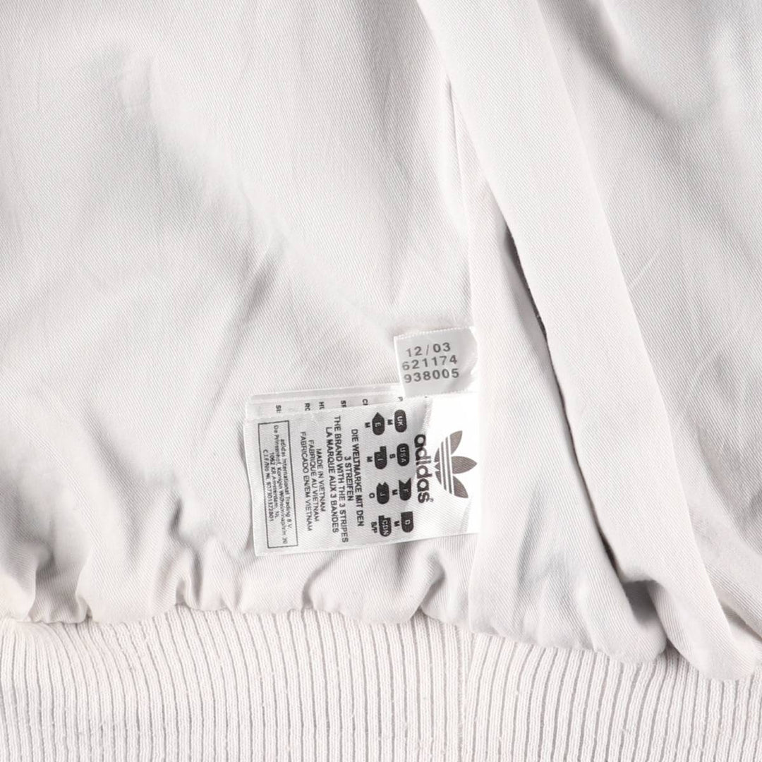 2000'S adidas Originals nylon jacket, men's size M polyamide black type Vintage Second Hand