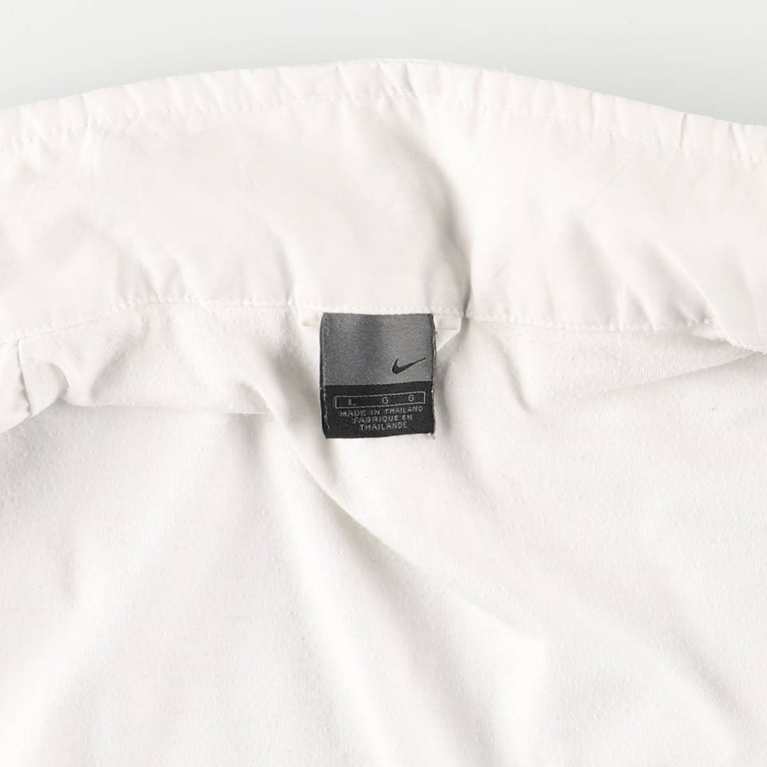 00'S Nike Windbreaker Men's Size L polyester white type Vintage Second Hand