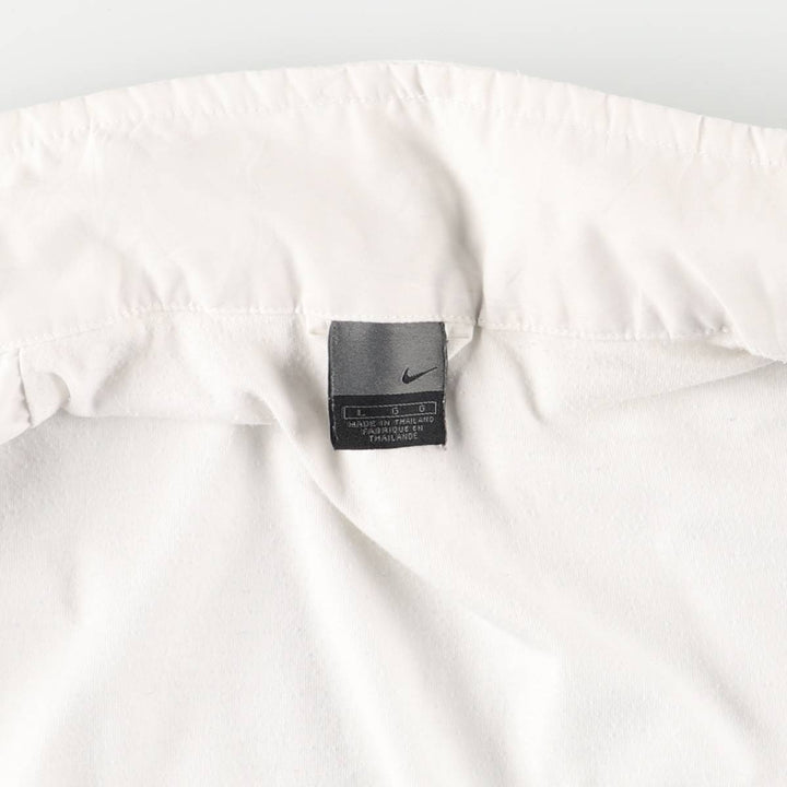 00'S Nike Windbreaker Men's Size L polyester white type Vintage Second Hand