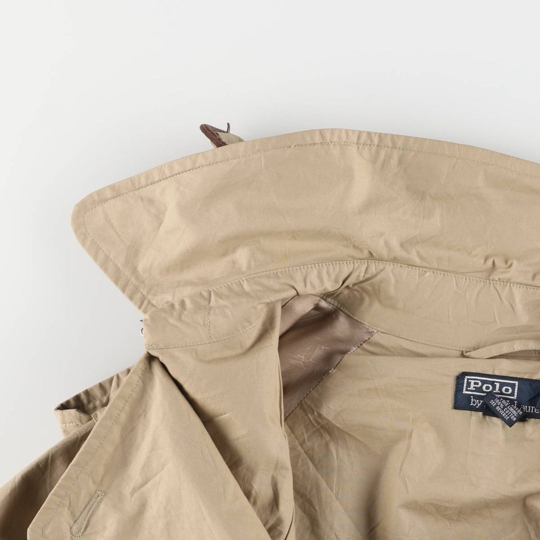Ralph Lauren POLO by Ralph Lauren trench coat, men's size L cotton Beige type Vintage Second Hand