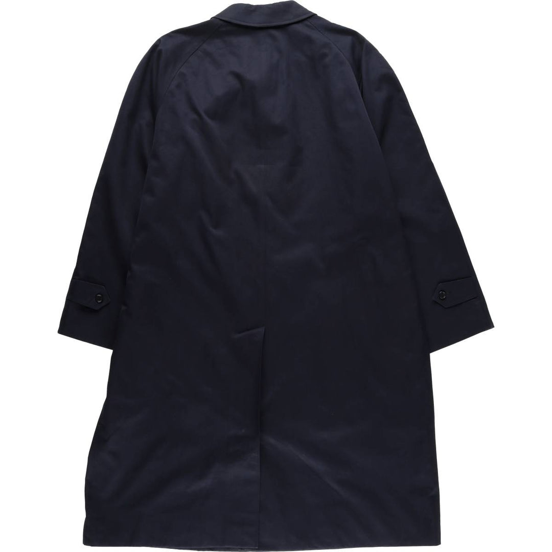 Burberry's BURBERRY LONDON Balmacaan Coat, Made in England, Men's XL cotton navy blue type Vintage Second Hand