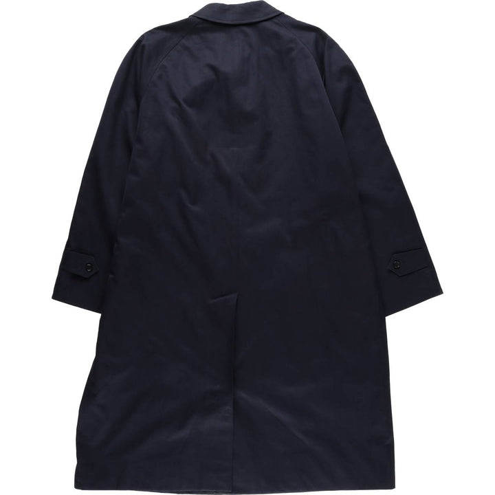Burberry's BURBERRY LONDON Balmacaan Coat, Made in England, Men's XL cotton navy blue type Vintage Second Hand