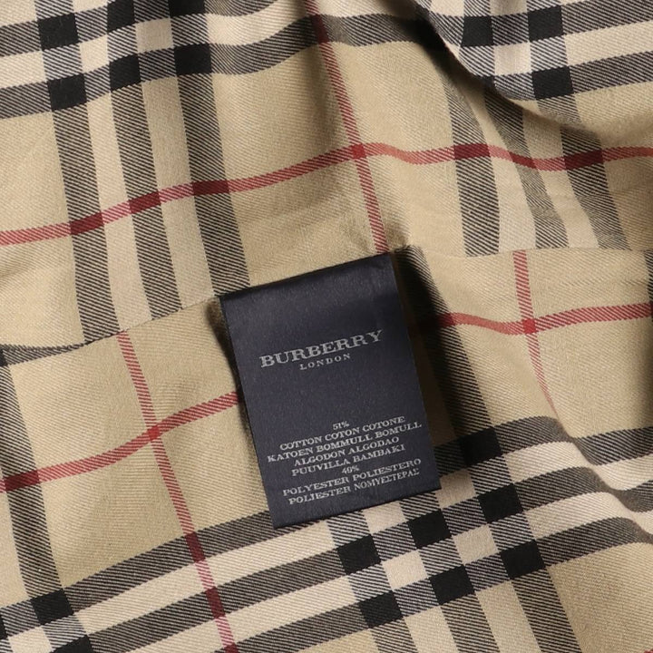 Burberry's BURBERRY LONDON Balmacaan Coat, Made in England, Men's XL cotton navy blue type Vintage Second Hand