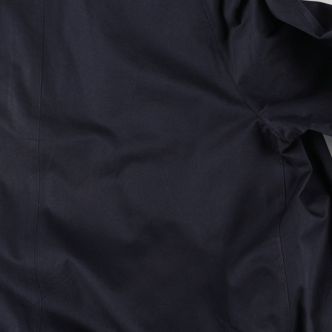 Burberry's BURBERRY LONDON Balmacaan Coat, Made in England, Men's XL cotton navy blue type Vintage Second Hand