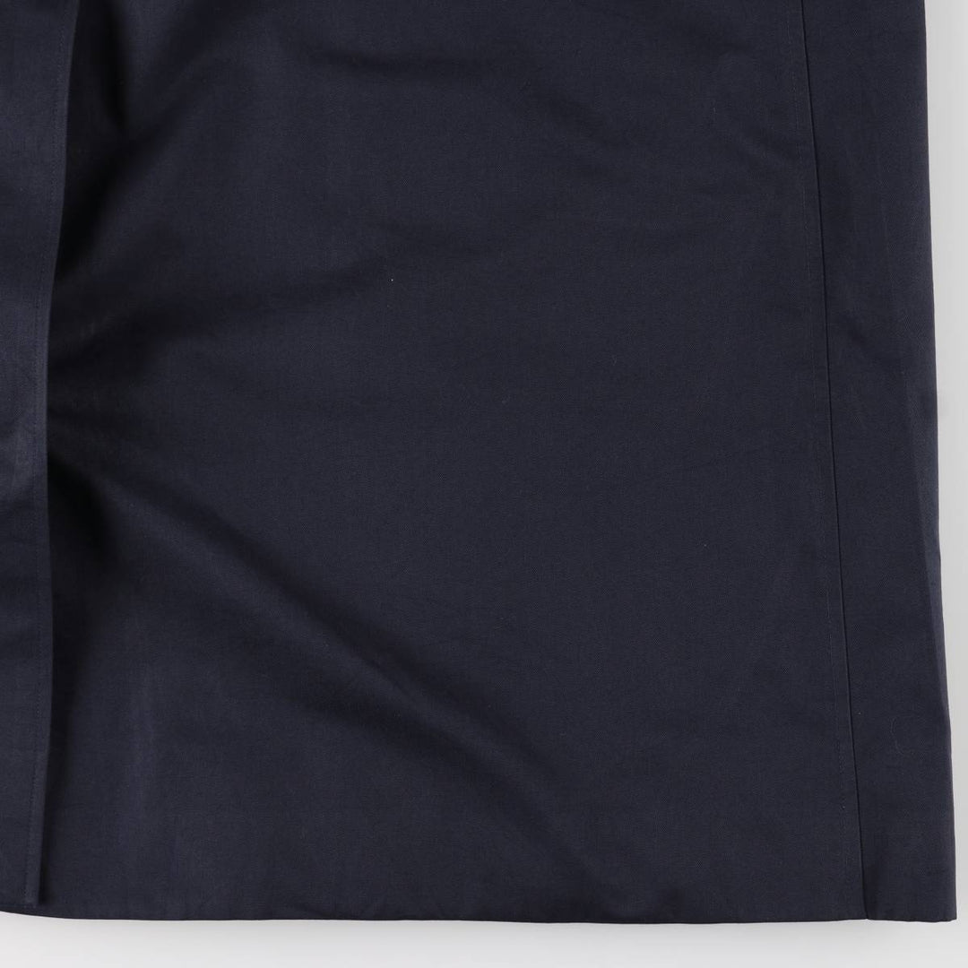 Burberry's BURBERRY LONDON Balmacaan Coat, Made in England, Men's XL cotton navy blue type Vintage Second Hand