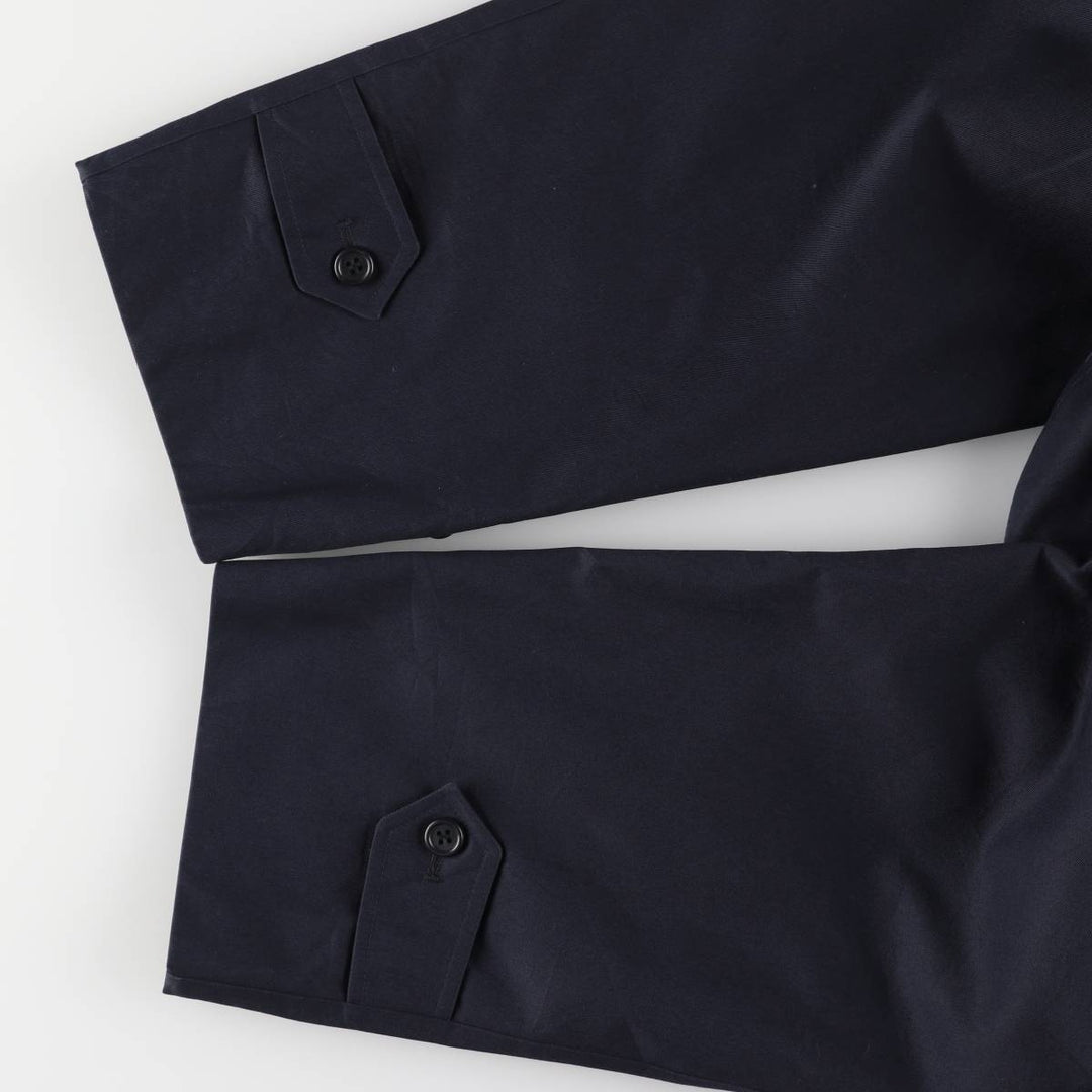 Burberry's BURBERRY LONDON Balmacaan Coat, Made in England, Men's XL cotton navy blue type Vintage Second Hand