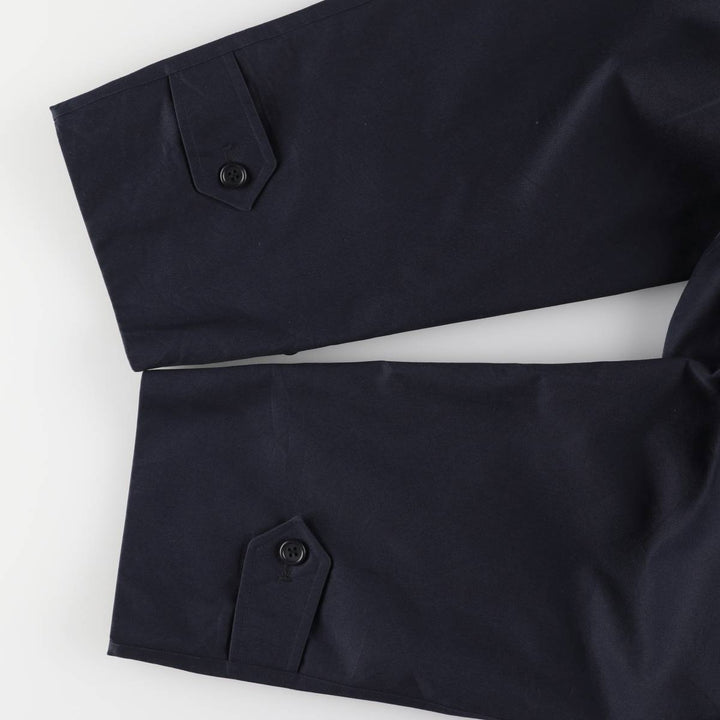 Burberry's BURBERRY LONDON Balmacaan Coat, Made in England, Men's XL cotton navy blue type Vintage Second Hand