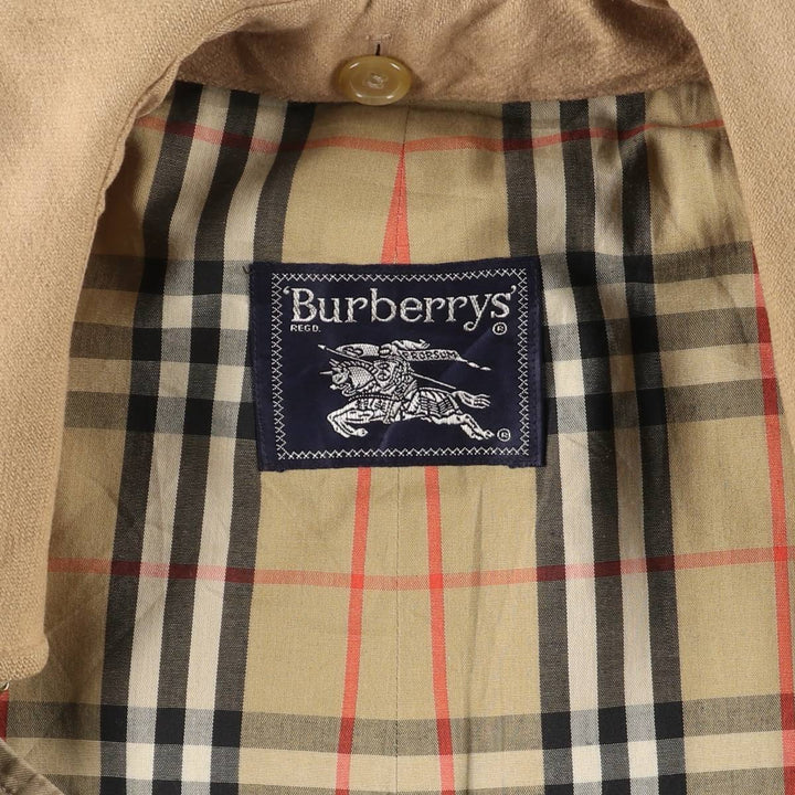 Burberry's trench coat, men's size XL cotton Beige type Vintage Second Hand