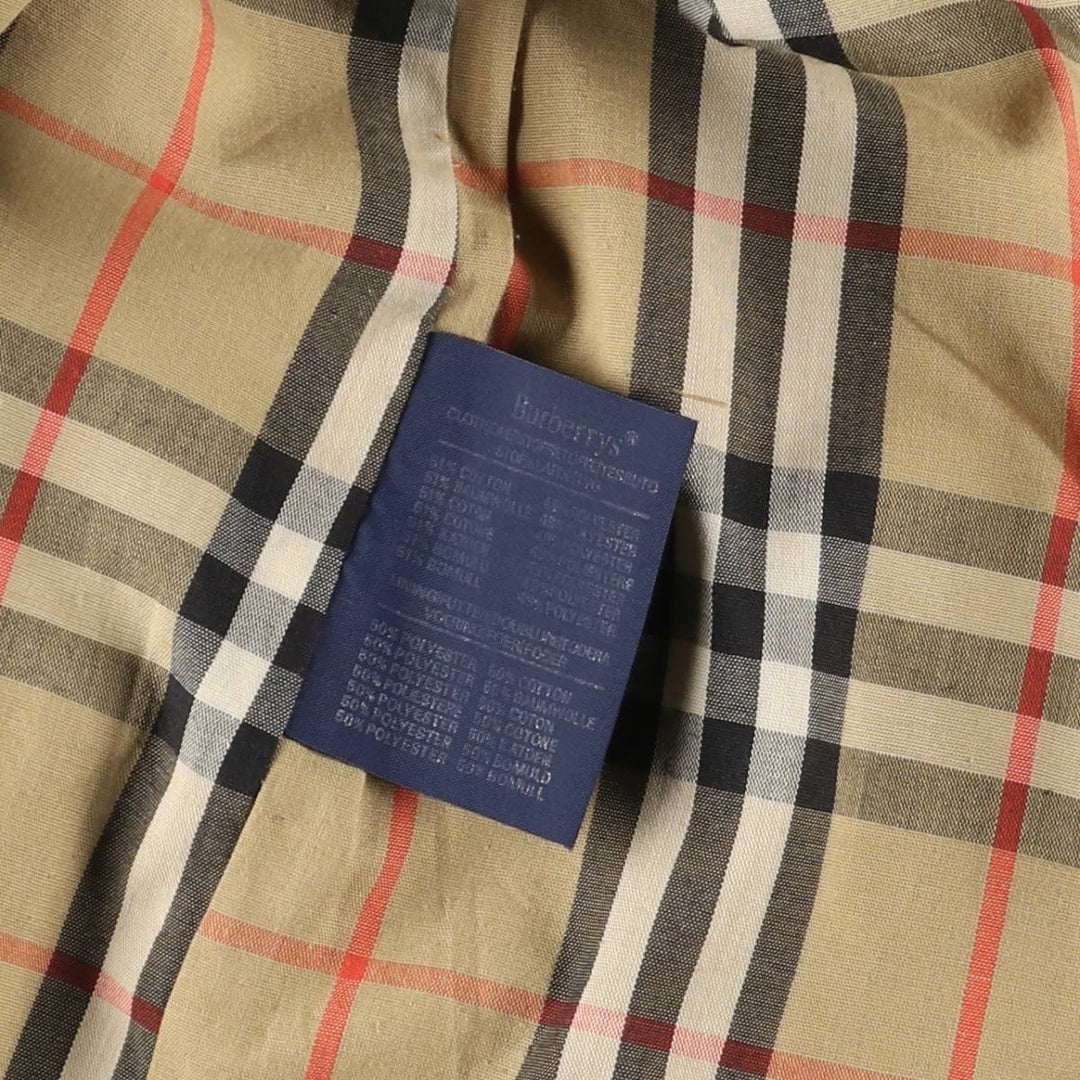 Burberry's trench coat, men's size XL cotton Beige type Vintage Second Hand
