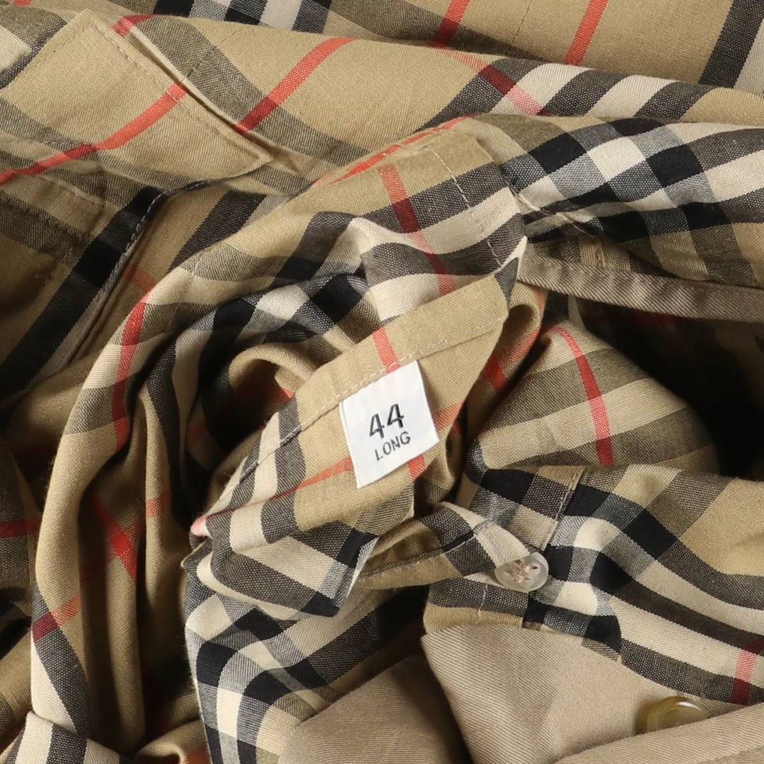 Burberry's trench coat, men's size XL cotton Beige type Vintage Second Hand