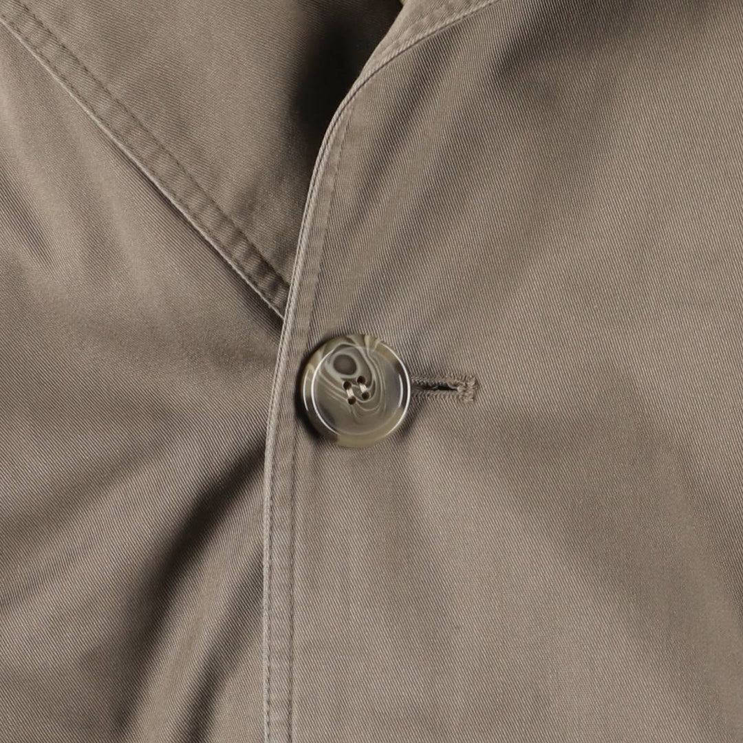 Ralph Lauren Chaps trench coat, men's size L cotton Khaki type beige Vintage Second Hand