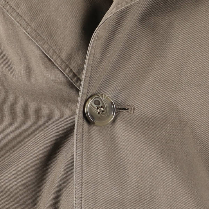 Ralph Lauren Chaps trench coat, men's size L cotton Khaki type beige Vintage Second Hand