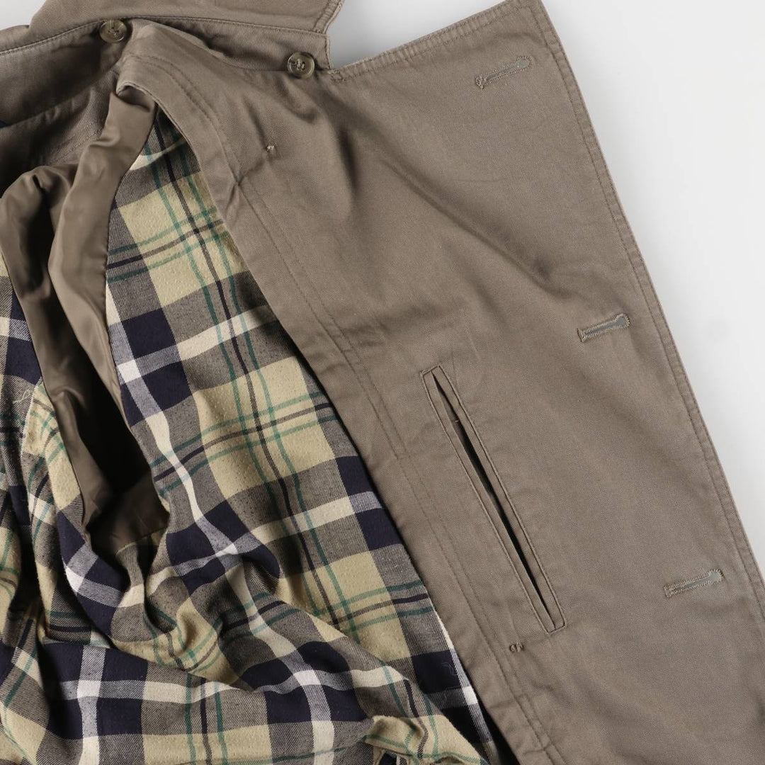 Ralph Lauren Chaps trench coat, men's size L cotton Khaki type beige Vintage Second Hand