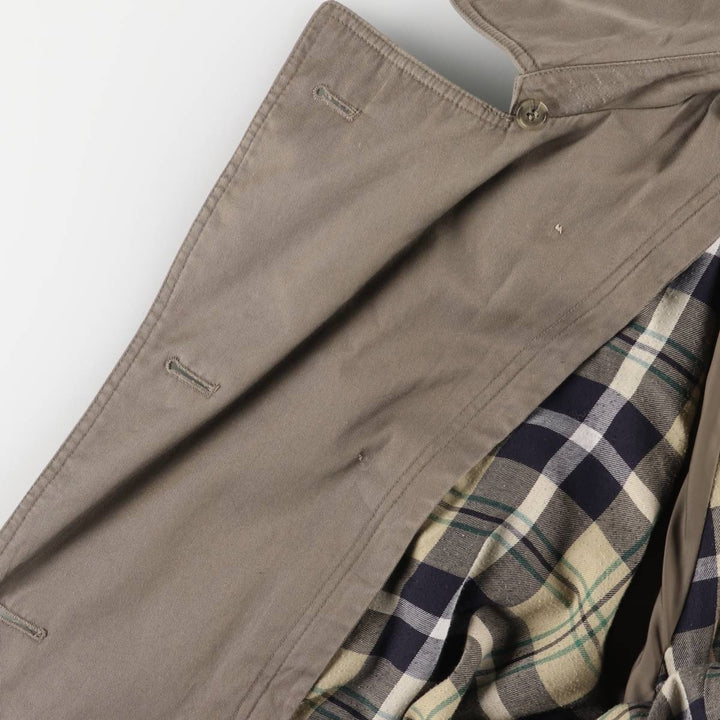 Ralph Lauren Chaps trench coat, men's size L cotton Khaki type beige Vintage Second Hand