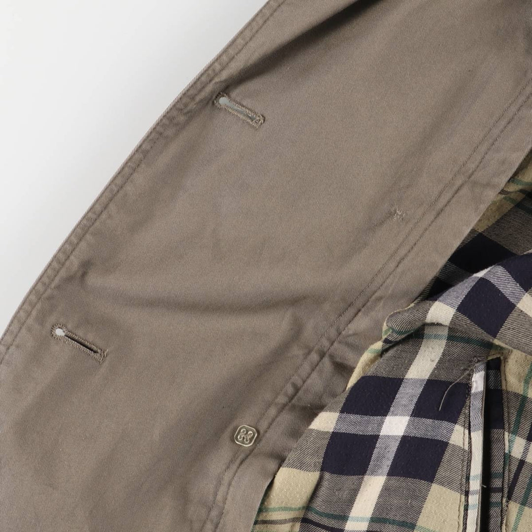 Ralph Lauren Chaps trench coat, men's size L cotton Khaki type beige Vintage Second Hand