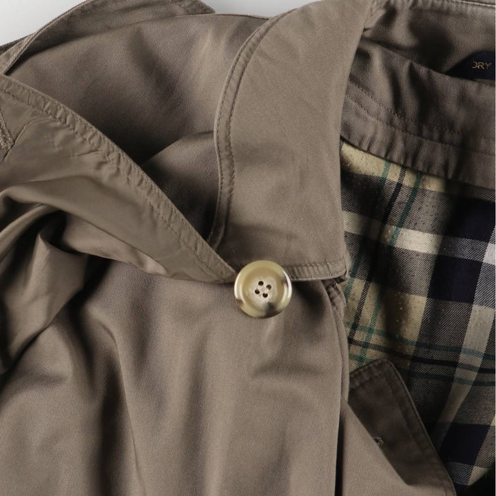 Ralph Lauren Chaps trench coat, men's size L cotton Khaki type beige Vintage Second Hand