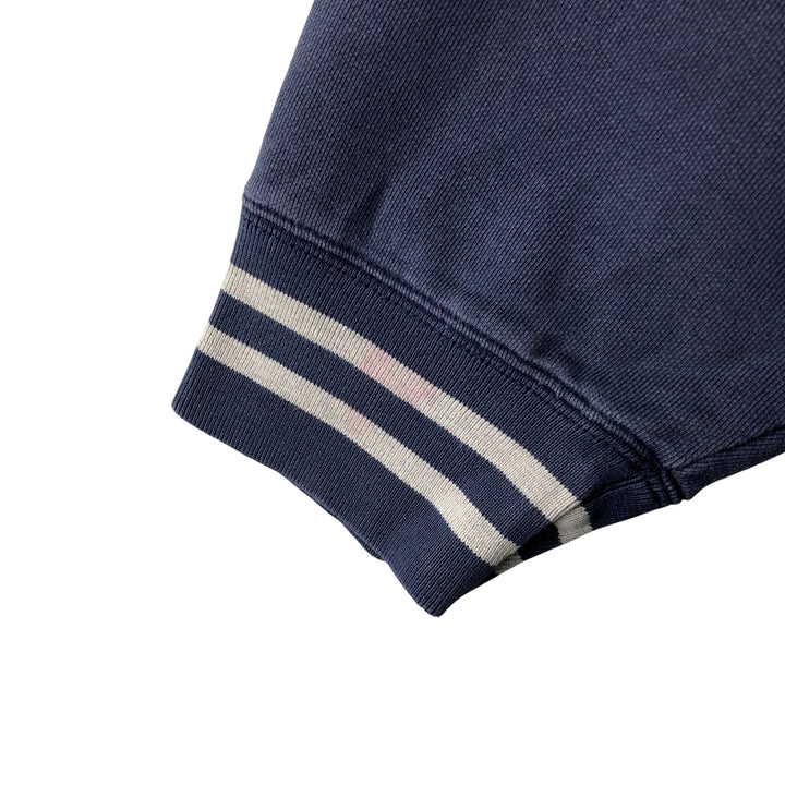 Vintage 90'S Tommy Hilfiger logo sweatshirt, size L, men's cotton navy blue type Vintage Second Hand