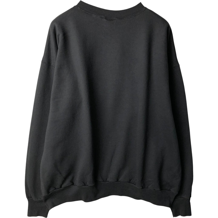 Hanes sweatshirt, men's size XL cotton black type Vintage Second Hand