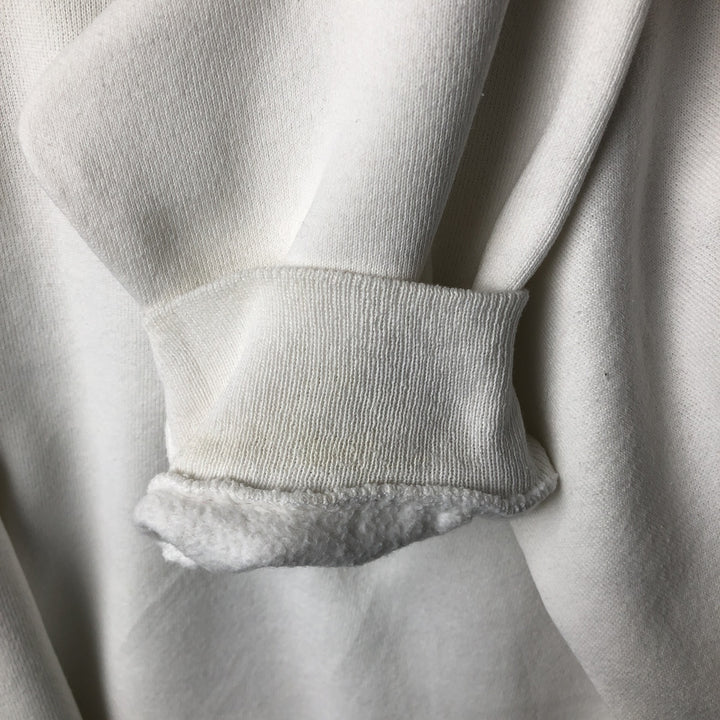 Vintage 1980'S Hanes ACTIVEWEAR printed sweatshirt, men's size XL cotton white type Vintage Second Hand