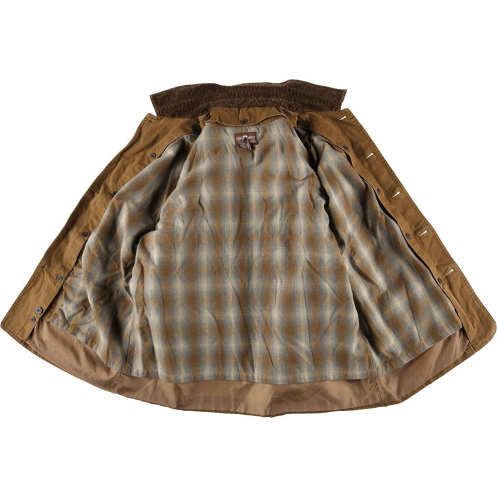 Levi's padded hunting jacket, men's size XL cotton brown type Vintage Second Hand