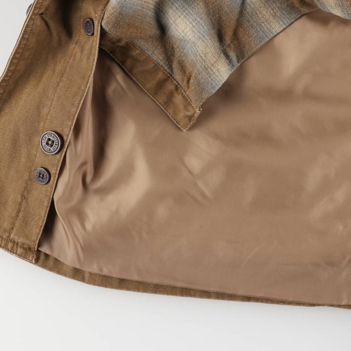 Levi's padded hunting jacket, men's size XL cotton brown type Vintage Second Hand