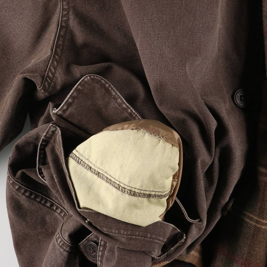 Levi's padded hunting jacket, men's size XL cotton brown type Vintage Second Hand