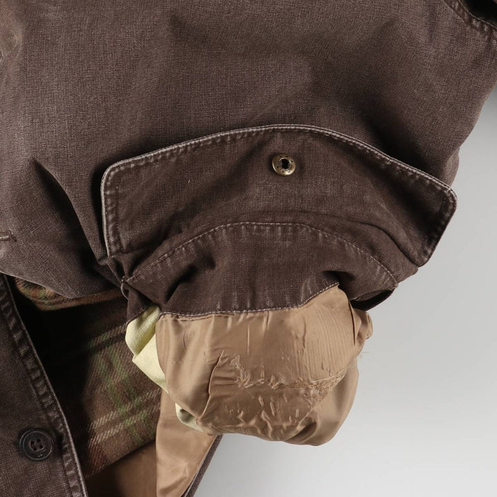 Levi's padded hunting jacket, men's size XL cotton brown type Vintage Second Hand