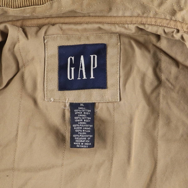 90'S GAP Old Gap Duck Hunting Jacket Men's XL cotton Beige type Vintage Second Hand