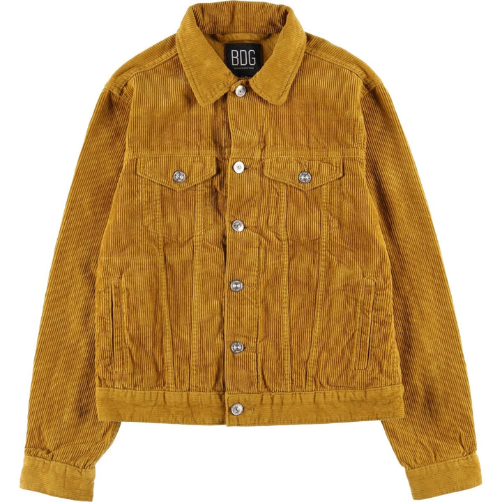 BDG Corduroy Jacket, Women's Size S cotton ocher yellow type Vintage Second Hand