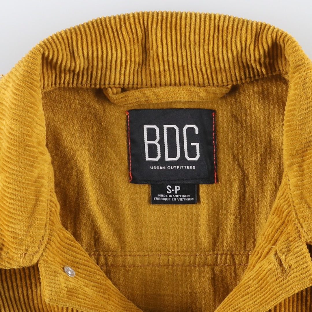 BDG Corduroy Jacket, Women's Size S cotton ocher yellow type Vintage Second Hand