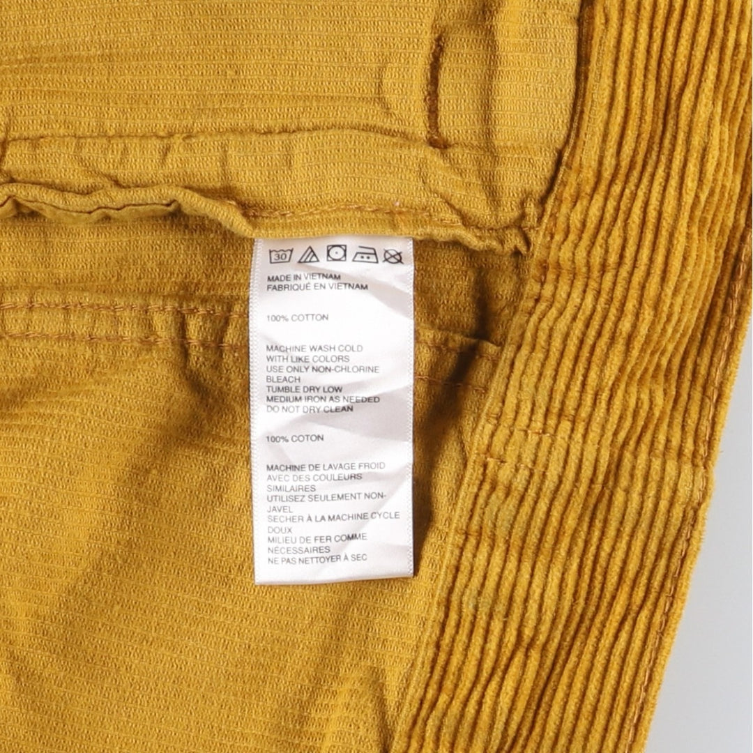 BDG Corduroy Jacket, Women's Size S cotton ocher yellow type Vintage Second Hand