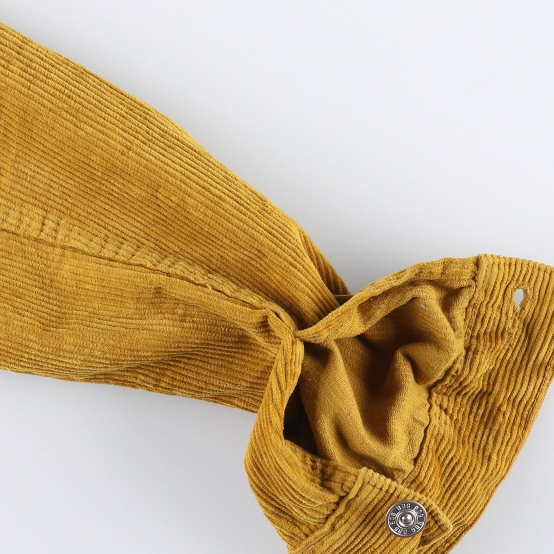 BDG Corduroy Jacket, Women's Size S cotton ocher yellow type Vintage Second Hand