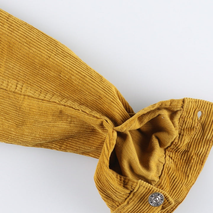 BDG Corduroy Jacket, Women's Size S cotton ocher yellow type Vintage Second Hand