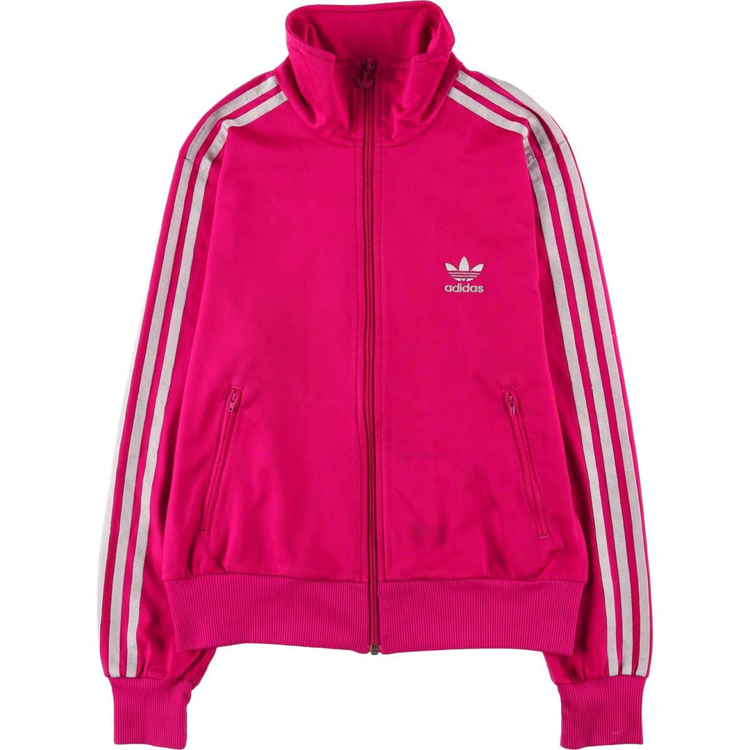 adidas Originals Back Logo Jersey Track Jacket, Women's Size Medium polyester pink type Vintage Second Hand