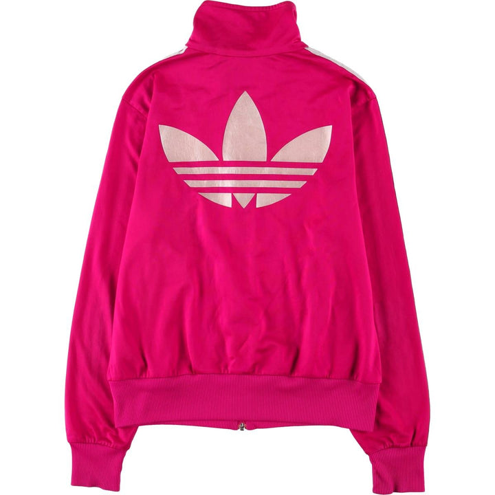 adidas Originals Back Logo Jersey Track Jacket, Women's Size Medium polyester pink type Vintage Second Hand