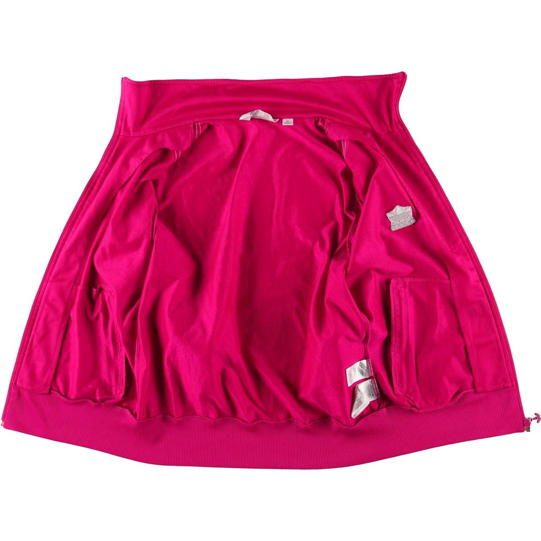 adidas Originals Back Logo Jersey Track Jacket, Women's Size Medium polyester pink type Vintage Second Hand