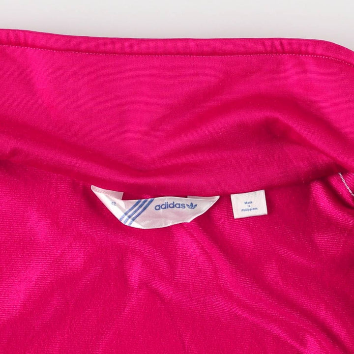 adidas Originals Back Logo Jersey Track Jacket, Women's Size Medium polyester pink type Vintage Second Hand