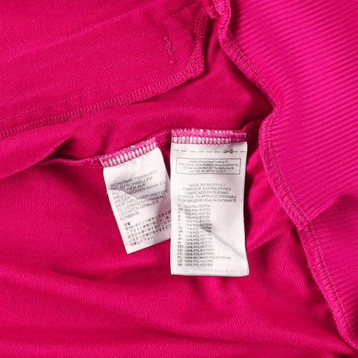 adidas Originals Back Logo Jersey Track Jacket, Women's Size Medium polyester pink type Vintage Second Hand