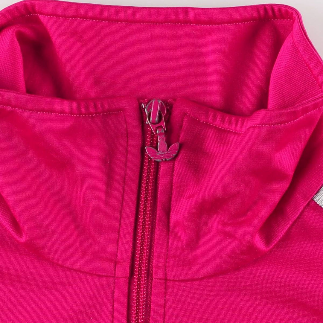 adidas Originals Back Logo Jersey Track Jacket, Women's Size Medium polyester pink type Vintage Second Hand