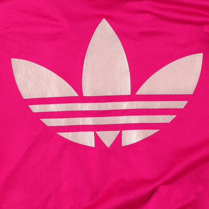 adidas Originals Back Logo Jersey Track Jacket, Women's Size Medium polyester pink type Vintage Second Hand