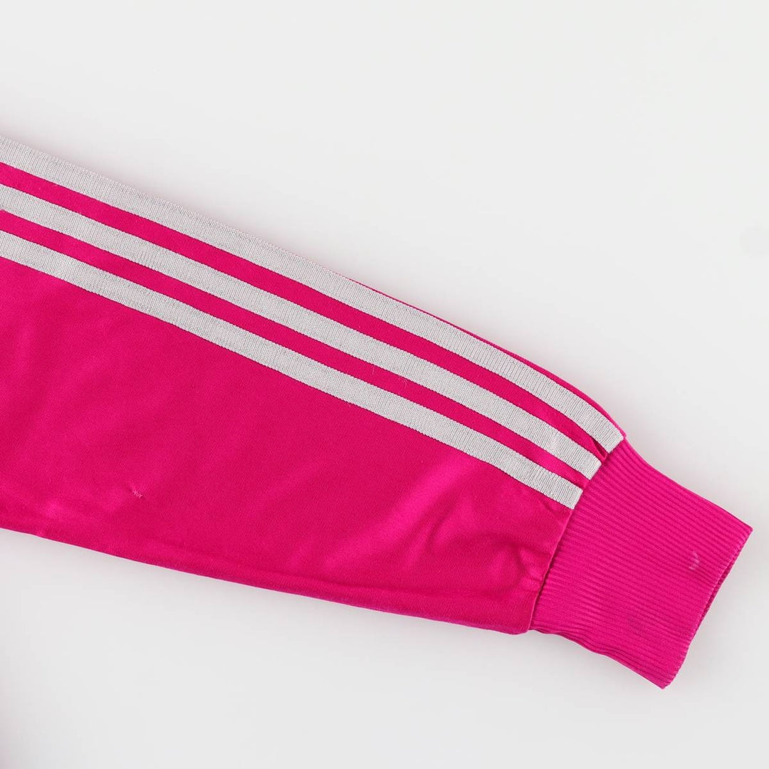 adidas Originals Back Logo Jersey Track Jacket, Women's Size Medium polyester pink type Vintage Second Hand
