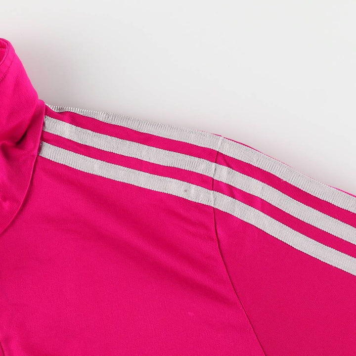 adidas Originals Back Logo Jersey Track Jacket, Women's Size Medium polyester pink type Vintage Second Hand
