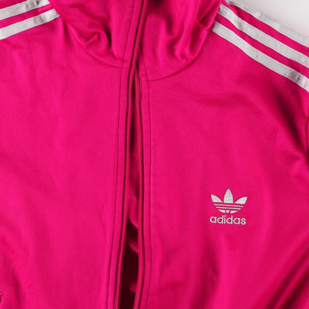 adidas Originals Back Logo Jersey Track Jacket, Women's Size Medium polyester pink type Vintage Second Hand