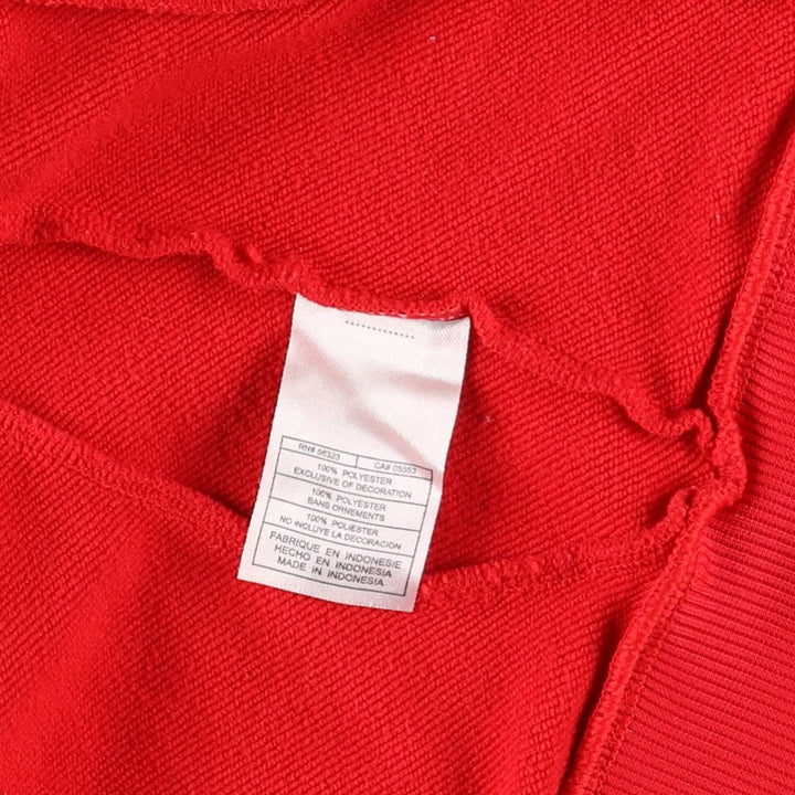 Nike Team College Track Jacket, Women's Size Medium polyester red type Vintage Second Hand