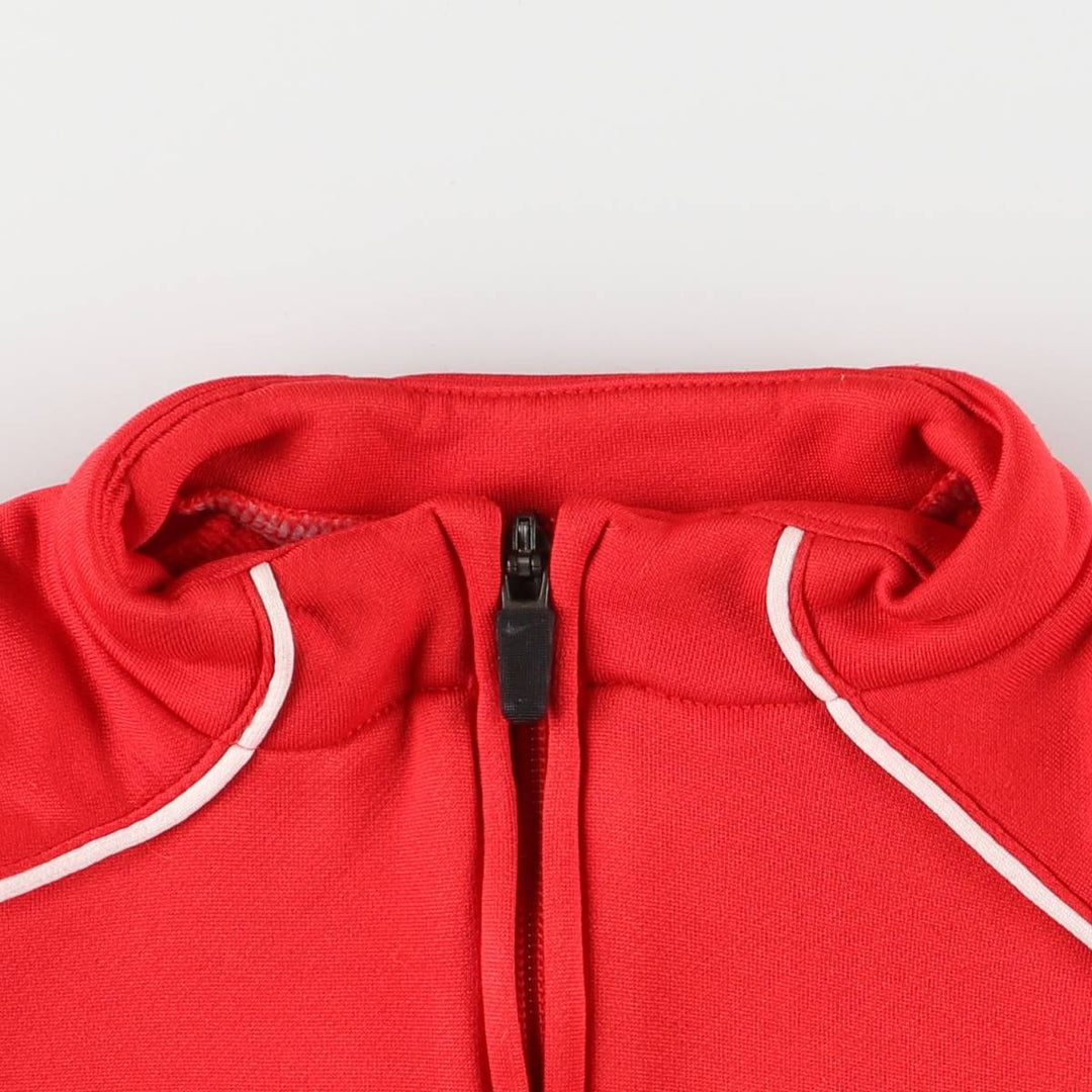 Nike Team College Track Jacket, Women's Size Medium polyester red type Vintage Second Hand