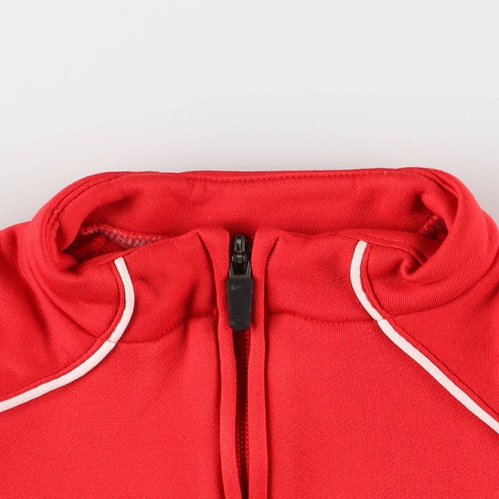 Nike Team College Track Jacket, Women's Size Medium polyester red type Vintage Second Hand