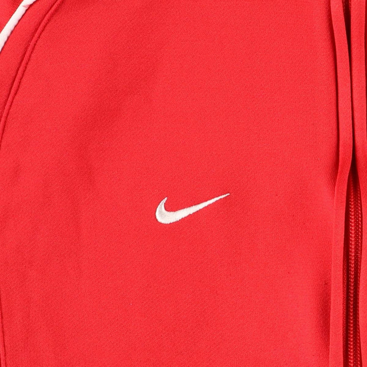 Nike Team College Track Jacket, Women's Size Medium polyester red type Vintage Second Hand