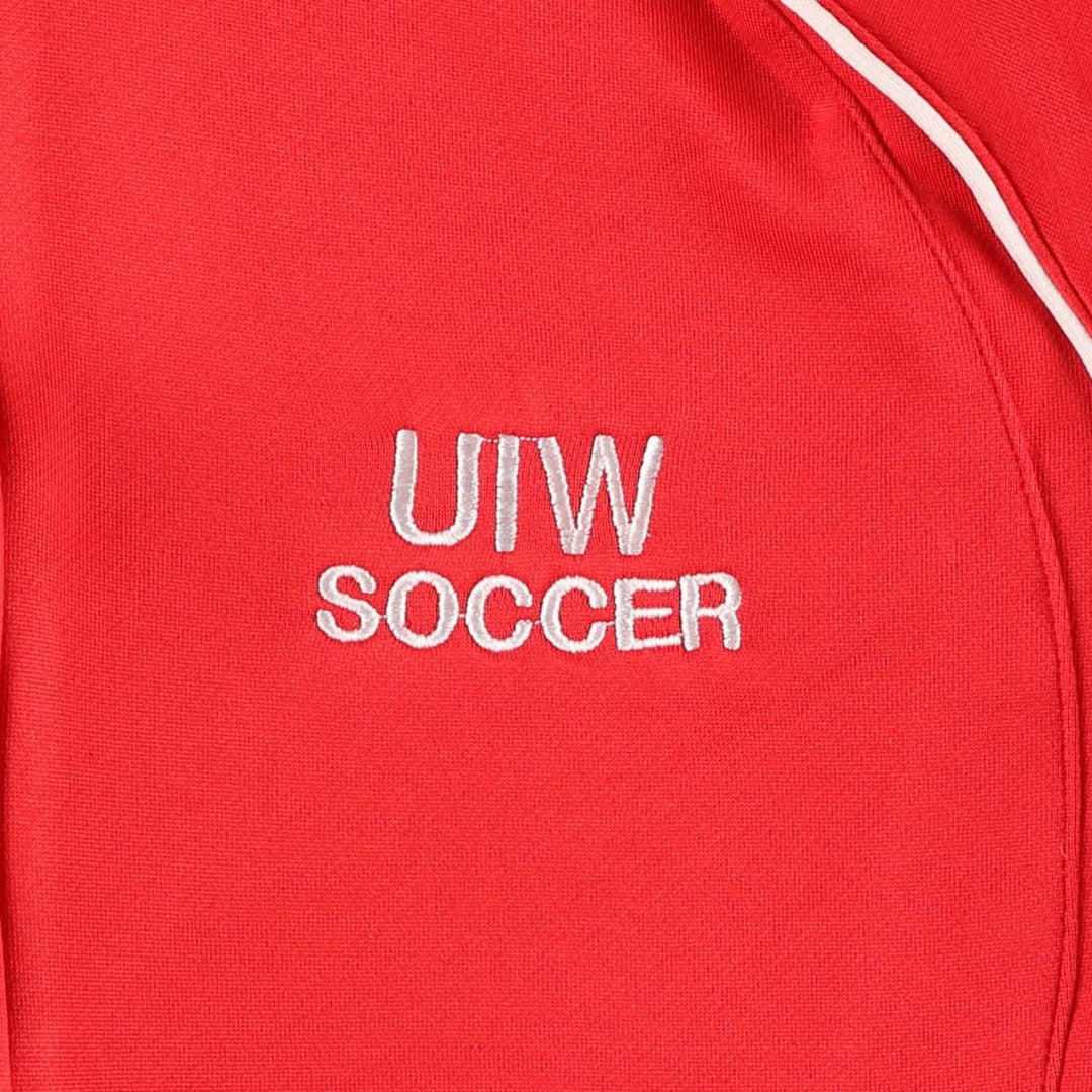 Nike Team College Track Jacket, Women's Size Medium polyester red type Vintage Second Hand